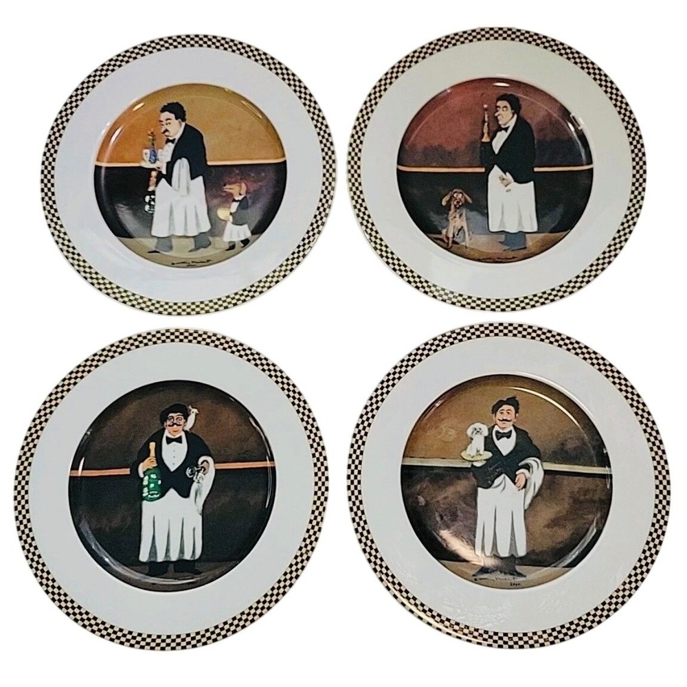 Williams Sonoma Guy Buffet Waiter Suite Salad Plates Set of 4 Eschenbach Germany